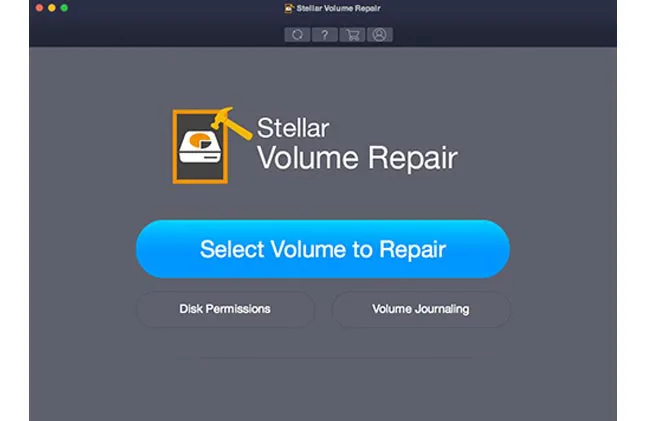 Volume Repair Software - Home Screens