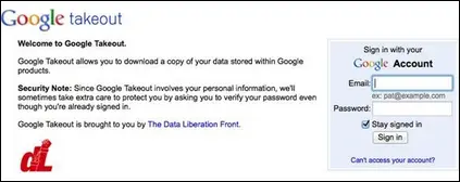 Speichern Sie Google Mail-Postfachdaten auf Festplatte
