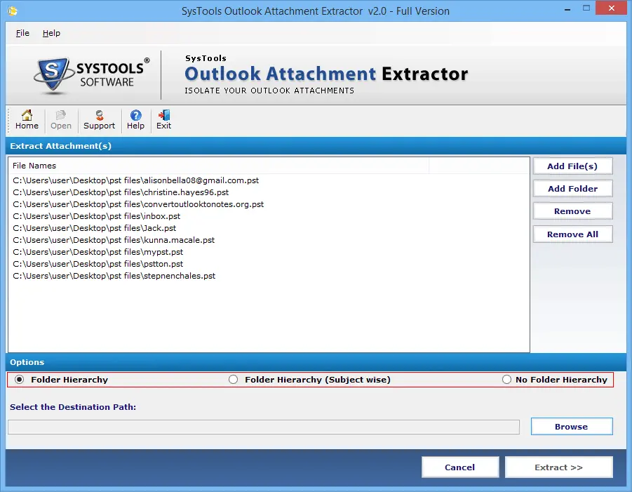 Bestes Dienstprogramm, um Outlook-E-Mail-Anhang zu extrahieren 