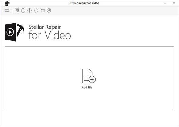 Video Repair Software - Home Screens