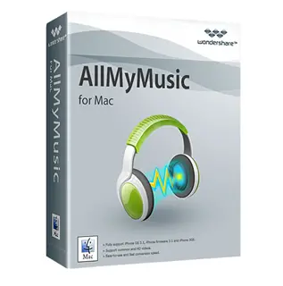 Wondershare的AllMyMusic的Mac软件 